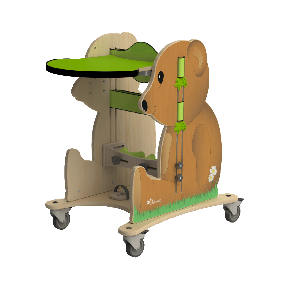 Buddy Front White3 vertical stander